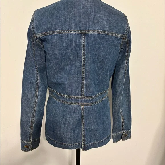 Vintage Eddie Bauer Denim Women’s Chore Jacket Size S - Picture 5 of 11
